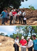连江县仁爱村示范住宅县长刘增应会同单位会勘